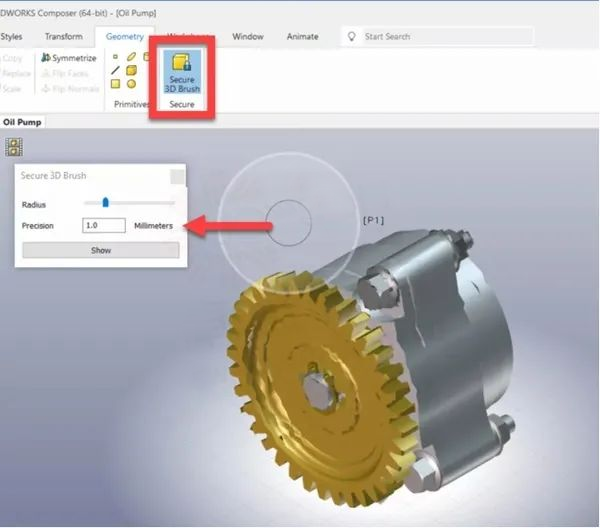 SOLIDWORKS Composer的準確性